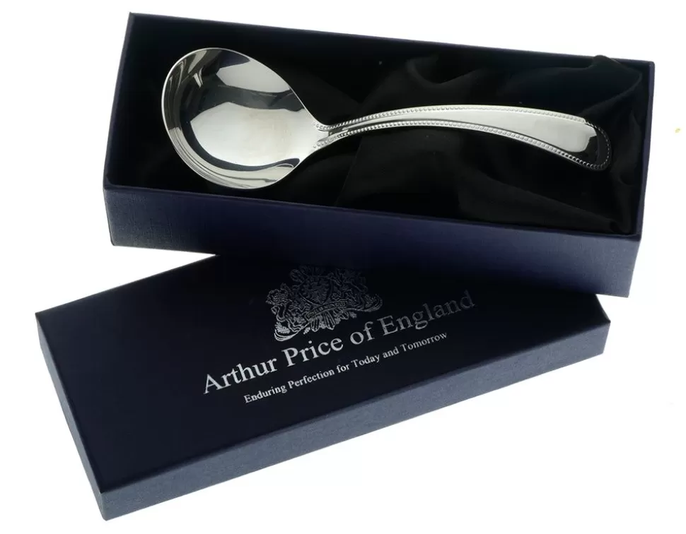 Arthur Price Bead*Bead Cream Ladle Of England