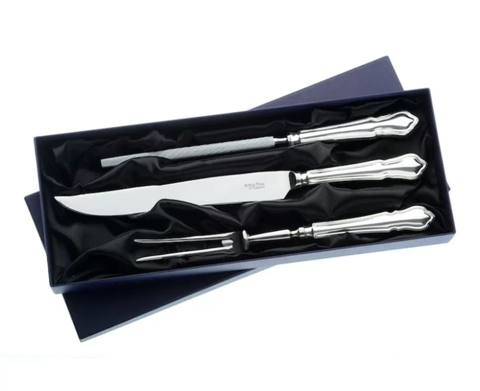 Arthur Price Dubarry*Dubarry 3 Piece Carving Set Of England