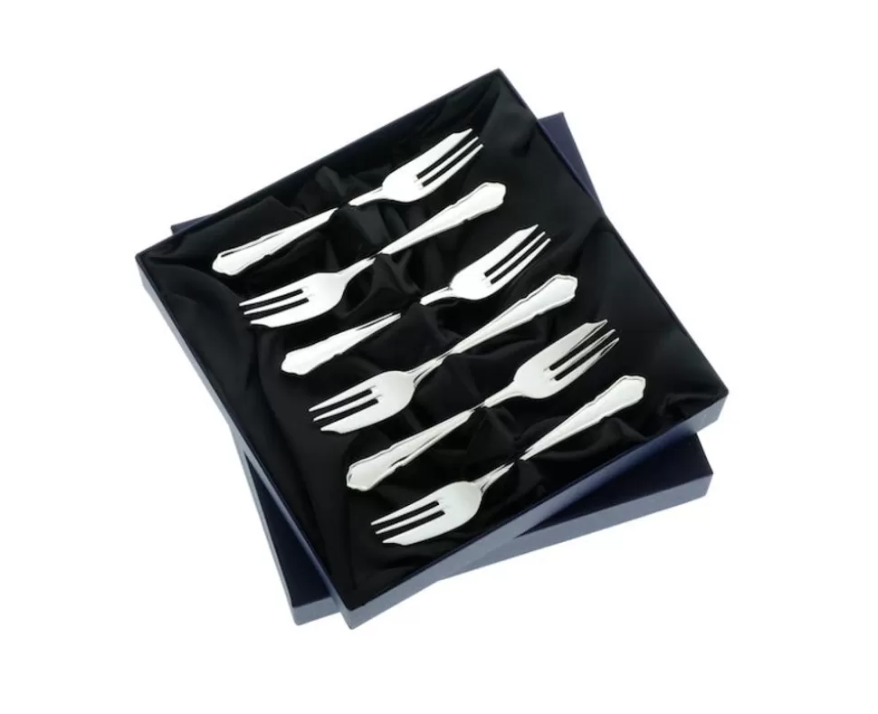 Arthur Price Dubarry*Dubarry 6 Pastry Forks Of England