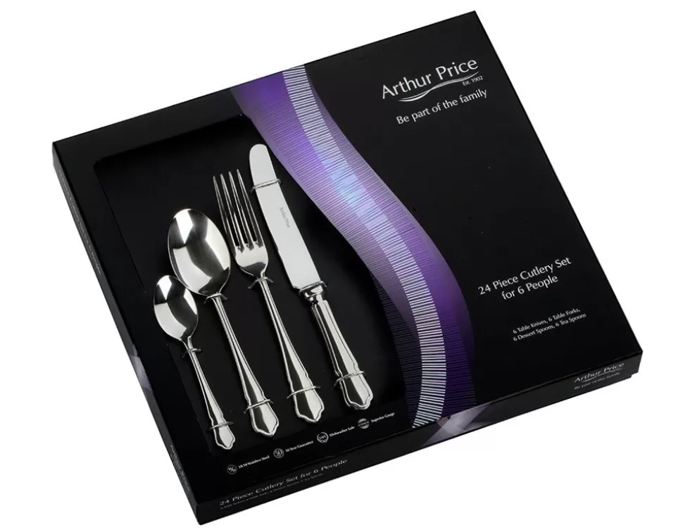 Arthur Price Dubarry*Everyday Classic Dubarry 24 Piece Boxed Cutlery Set