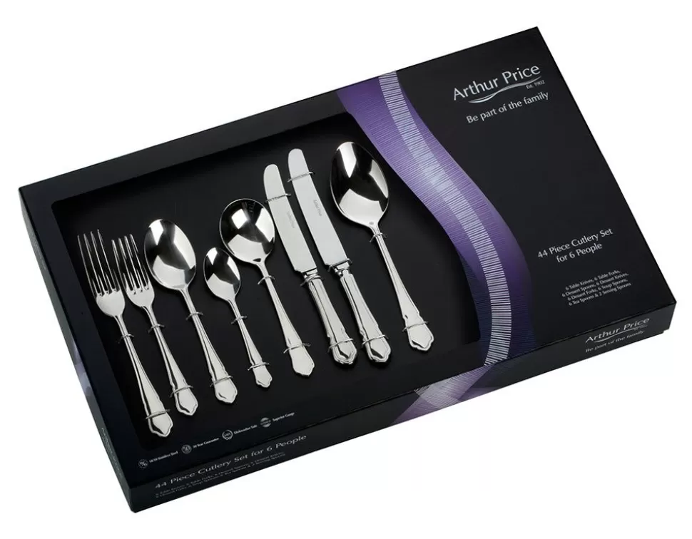 Arthur Price Dubarry*Everyday Classic Dubarry 44 Piece Boxed Cutlery Set
