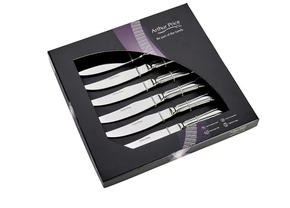 Arthur Price Dubarry*Everyday Classic Dubarry Box Of 6 Steak Knives