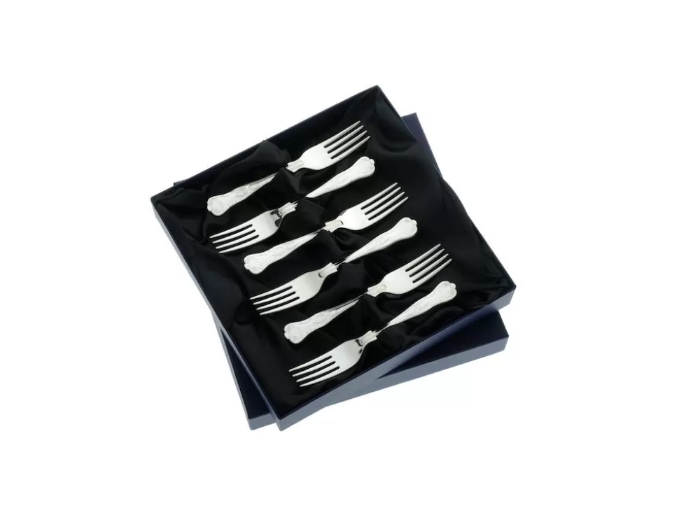 Arthur Price Kings*Kings 6 Fruit Forks Of England