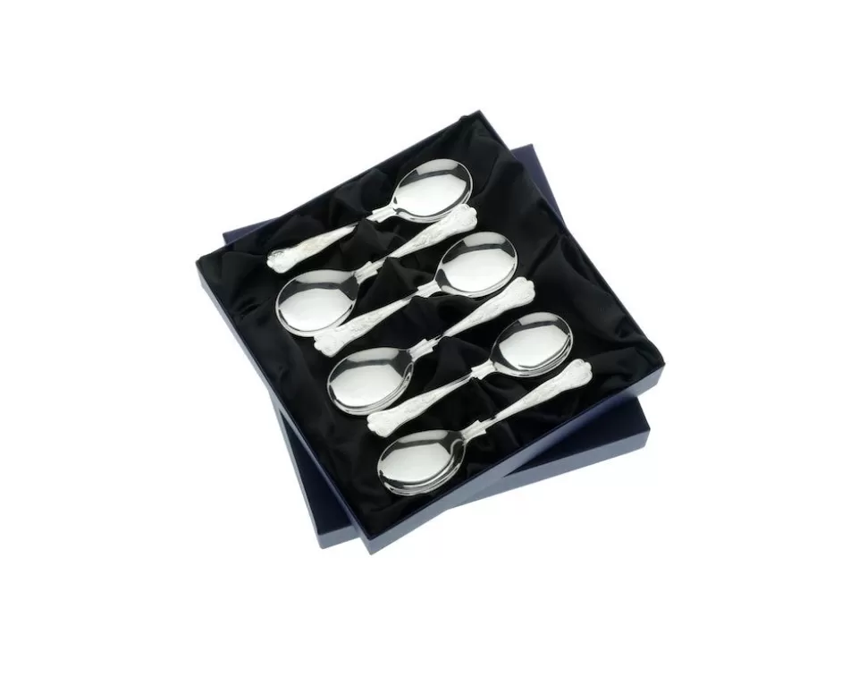 Arthur Price Kings*Kings 6 Fruit Spoons Of England
