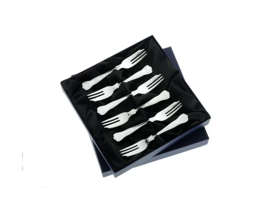 Arthur Price Kings*Kings 6 Pastry Forks Of England